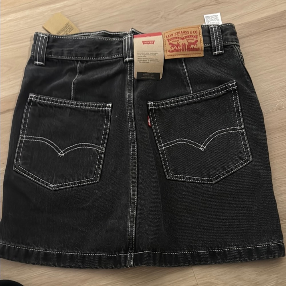 Levi's Blue Mini Pencil Skirt for Casual Wear